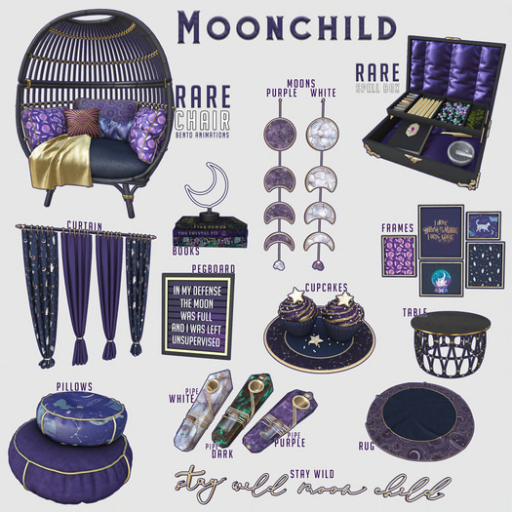 Second Life Marketplace - [Kres] Moonchild - Spell box - RARE